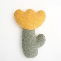 뷰넷 튤립 캐시미어 쿠션, 옐로우