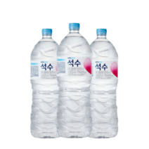 청정수 하이트진로 석수 생수 2 000ml (2L) 6병 대용량 대량 혼족 1인가구 물 워터 water 친환경 라벨 프리 샘물 미네랄 신선 청정 사무실 회사 가정용 행사용 단체용, 본상품