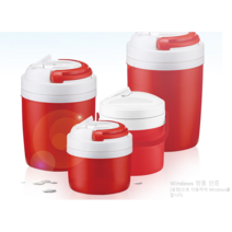 로이첸 미니비 물통 보온통 보냉통 배달 국통 휴대물병 국통 캠핑용, 혼합색상