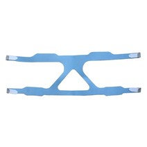 Resmed Mirage Series Recelironics CPAP 마스크 부드러운 신축성 통기성 소재를위한 범용 CPAP 헤드 기어 스트랩, 푸른