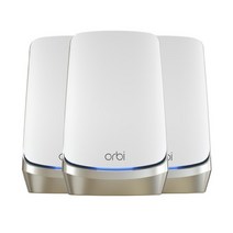 NETGEAR 넷기어 오르비 RBKE963 WiFi 6E 쿼드밴드 메시 와이파이 유무선 공유기, RBKE963B (블랙)
