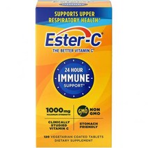 에스터씨 비타민 C 1000mg 120정 타블렛 이뮨 서포트, 120 Count (Pack of 1)