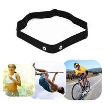 심박계 YS 조정 가능한 스포츠 가슴 벨트 심장 박동 스트랩 밴드 Garmin Wahoo 폴라 모니터 무선 감지 센서, 02 Black