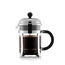 Bodum 참보드 프렌치 프레스 커피 메이커 17 oz 크롬, Chrome, 34 Ounce