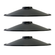 빈티지 인더스트리얼 페인티드 무광 메탈 펜던트 램프 걸이 램프 쉐이드, 3PCS