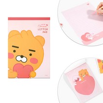 카카오프렌즈 리틀프렌즈 패드 편지지 / 편지지 크리스마스카드 예쁜편지지 연하장 생일편지 생일카드 감사편지 남자친구편지 생일축하편지 100일편지 손편지 남자친구생일편지 감사카드, 리틀라이언