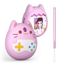 VR 메타버스 가상현실 체험 헤드셋 휴대폰호환 컨트롤러 Tamagotchi Pix 가상 전자 디지털 애완 동물 실리, 07 pink cat