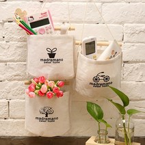 리브이마켓 고양이 벽걸이 수납포켓 월포켓 패브릭 리모컨 열쇠 영수증 정리함 보관함, 싱글-고래