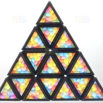 SA 피라미드 보로노이 빛상자(행사용)(6인 세트)/과학 실험 키트 교구 도구 만들기