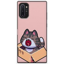갤럭시 노트10 플러스 케이스 데이투데이 박스 냥이 마그네틱 카드 범퍼 SM-N976 N