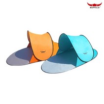 [2초 텐트] 버팔로 슬리퍼 쉐이드 2초 팝업텐트(오렌지/블루) 피크닉 바캉스 필수템, 블루