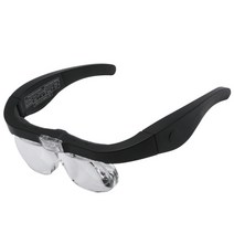 루페 루빼 루배 돋보기 magnifier1.5x 2.5x 3.5x 5.0x usb 충전식 led 조명으로 보석상 시계 수리 착용 읽기, 검은색, 1.5x 2.5x 3.5x 5.0x, 220x180x60mm