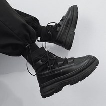 남성반부츠 가죽부츠 남성 마틴 부츠 미끄럼 방지 방수 가을 남성 신발 하이 탑 툴링 플랫폼 짧은 부츠 영국 전체 경기 육군 부츠 남성