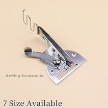 엣지밴딩기 A10/S60 폴더 얇은 패브릭 직각 바이어스 바인더 세트 1-Needle Lockstitch 재봉틀 커브 엣지, 03 Tape Size 28mm