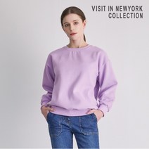 [비지트인뉴욕(VISIT IN NEWYORK)] 내핑 컬러 스웨트 셔츠(VXBLTE1)