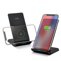 MTA-34 아이폰 11/12/13/프로/프로맥스/미니/SE2/맥스/XS 10W 고속무선충전기/거치대/더블코일/안전충전/충전과거치를 동시에/케이스장착에도충전