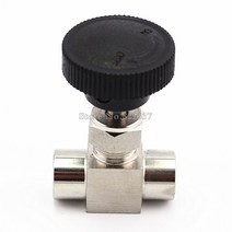 정유량밸브 정수위밸브1/8 "1/4" 3/8 BSP 동등 암나사 SS 304 스테인레스 스틸 유량 제어 니들, 03 3/8