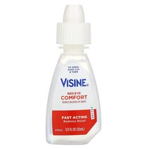 Visine Red Eye Comfort Redness Reliever Eye Drops 아이 드롭 1 2 fl oz (15 ml) 2팩