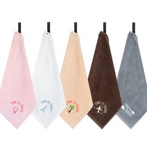 송월타올 빼꼼 갤럭시 트레블 고리수건, 1장, 트레블(피치)