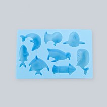 [더위치]8구 바다동물몰드 실리콘몰드 데코 몰드 수제몰드 비누몰드 비누틀