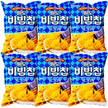 팔도 비빔칩 시그니처 80g 6개 봉지과자