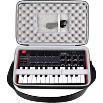 아카이 AKAI Professional MPK Mini MK3 / MIDI 키보드 컨트롤러 휴대용 보관 케이스, 회색