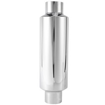 자동차 머플러 배기 25 인치 입구 스테인레스 스틸 범용 공진기 12 긴 성능