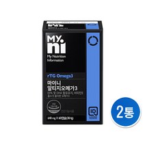 일동 알티지오메가3 오메가3 EPA DHA rtg오메가3 효능 오메가3rtg 추천 알티지오메가 피쉬오일 fishoil 어유 마이니 알티지오메가쓰리 식약처 기능성인정, 640mg x 60캡슐, 2개