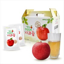 영주햇살듬뿍 사과즙 100ml, 50팩