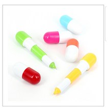 접이식볼펜 알약 캡슐 볼펜, 빨강
