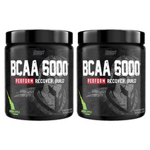 뉴트렉스리서치 BCAA 6000 퍼폼 리커버 빌드 그린 애플 맛, 237g, 2개