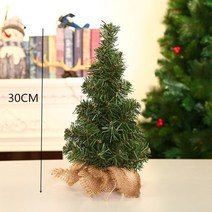 크리스마스 트리 성탄절 메리 테이블 탑 미니 장식 소나무 미니 장식 새해 선물, 30cm