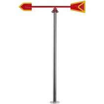 풍향계 풍향기 마당 정원 화단 야외 지붕 꾸미기, 60cm 반사 스타일