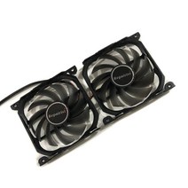 쿨링팬 컴퓨터 팬모터 Elsa geforce gtx 1080ti gtx 1070ti gtx1080 gtx1070 gtx770 gtx980 냉각용 2 개대 gpu 쿨러 그래픽 팬, 없음