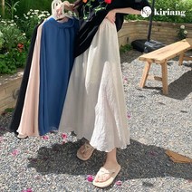 키리앙 하늘하늘 A라인 밴딩 스커트