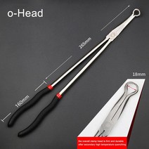 자동차특수분해도구 다기능 탄소강 바늘 코 펜치 긴 막대 곡선 멀티 조인트 펜치 111316 인치 산업용 유지 보수 도구, 16인치 40cm