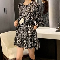 쉬폰 호피원피스 반바지 안감