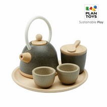 브랜드없음 플랜토이즈 원목장난감 주방놀이 클래식 티 세트 3617, 단품없음