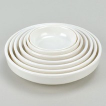 국산 업소용 멜라민 반찬접시 미색 반찬 그릇 앞접시 음식점 식당 영업용 찬기, 신찬기 5호(K-375)