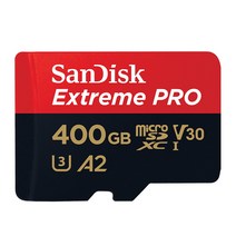 샌디스크 익스트림프로 마이크로SD카드 SDSQXCY, 400GB
