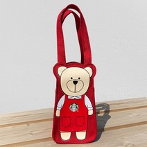 스타벅스 텀블러백 대만한정판 컵홀더 가방 곰돌이 베어리스타에코백, C