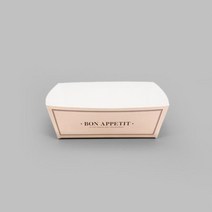 6906. 미니버거트레이(핑크) - 100pc