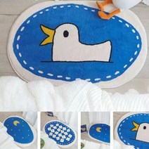 [알티피아] 3종류 귀여운 오리 발매트 일러스트 내 방 꾸미기, 상세 설명 참조