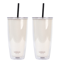 락앤락 더블월 콜드컵 아이보리 720ml x2개/텀블러