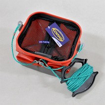 세창 사각 두레박 심플 접이식 두레박 8L 또는 13L 양동이 고기가방 물통 고기 살림통 뚜레박, 두레박 대 (24 x 24 x 24cm 13L)