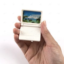 인테리어 장식 소품 노트북 미니어처 모형, 단품