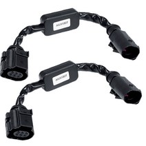 아우디 다이나믹 턴시그널 무빙 방향 지시등 LED 미등 추가 모듈 케이블 와이어 하네스 좌우 A6 S6 RS6 4G C7 용 2 개, 2개