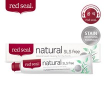 레드씰 내추럴 SLS FREE 치약 110g/허브 미네랄 치약, 없음, 상세설명 참조