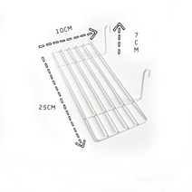 신문 가판대 매거진 랙 잡지 꽂이 Iron Nordic 가정용 벽 그리드 사진 DIY 아트 보관 정리 SW, 8.White board