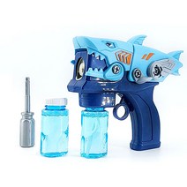 공구 샤크 자동버블건 비눗방울 놀이 버블총 조립완구 _ 312098EA, 쿠팡 본상품선택